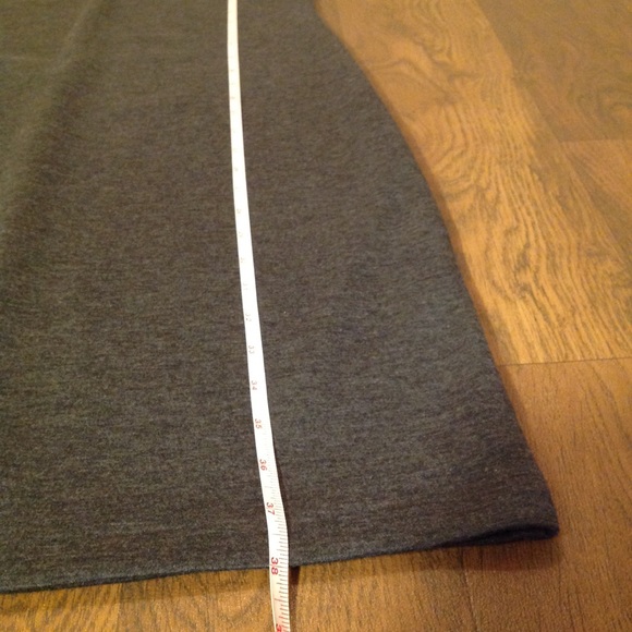 Old Navy - Heather Grey Midi Slim Dress - Picture 4 of 6